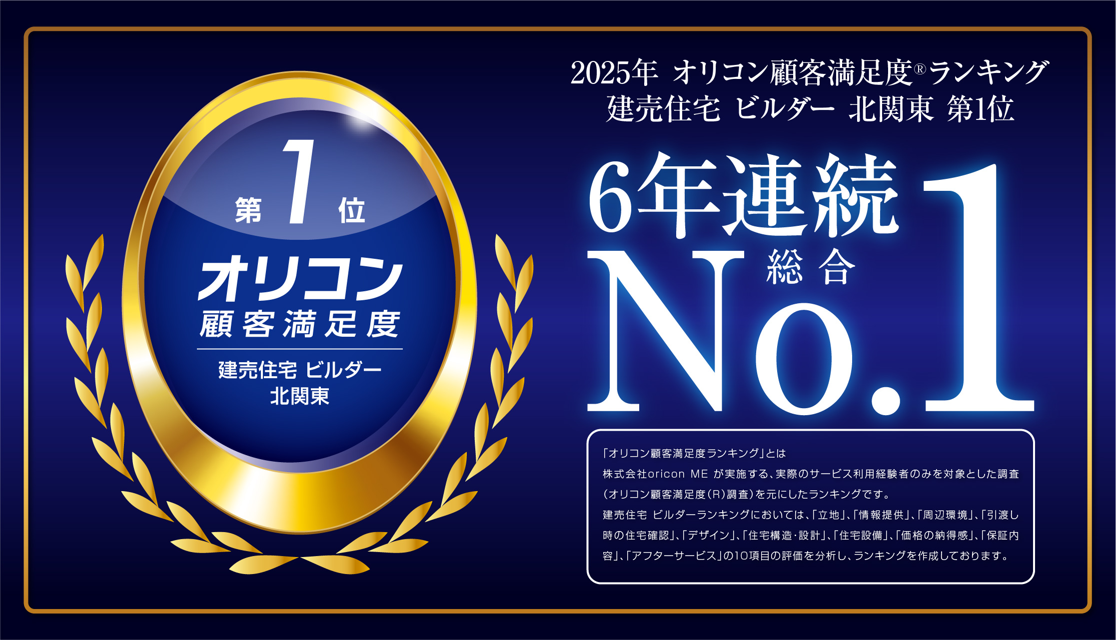 オリコン 顧客満足度ランキング 北関東No.1